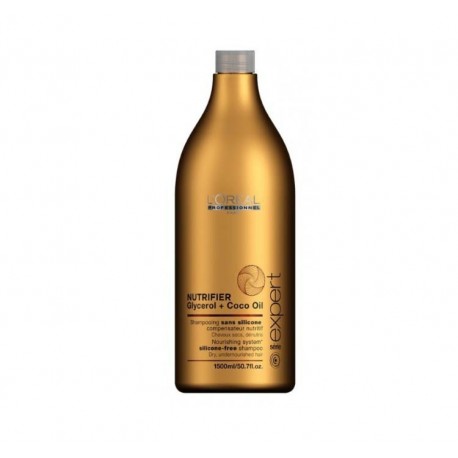 LOREAL Nutrifier Glycerol + Coco Oil Odżywczy szampon do włosów suchych lub przesuszonych 1500 ml