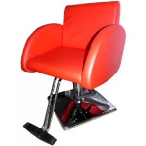S4BS Fotel fryzjerski 3006 Czerwony