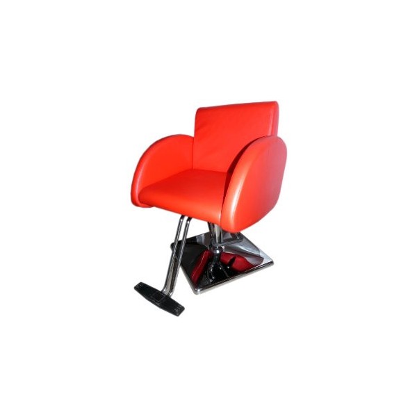 S4BS Fotel fryzjerski 3006 Czerwony
