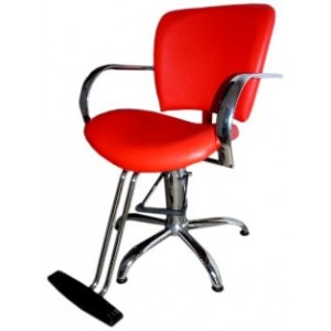 S4BS Fotel fryzjerski 3146 Czerwony