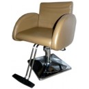 S4BS Fotel fryzjerski 3006 Brązowy