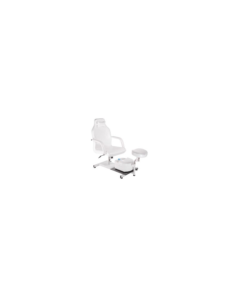 Fotel do pedicure z masażerem stóp BD-5711 biały