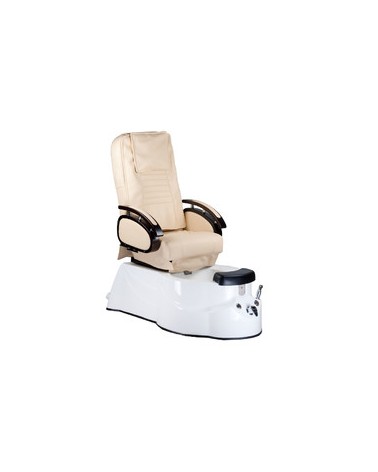 Fotel do pedicure z masażem BR-3820D Kremowy