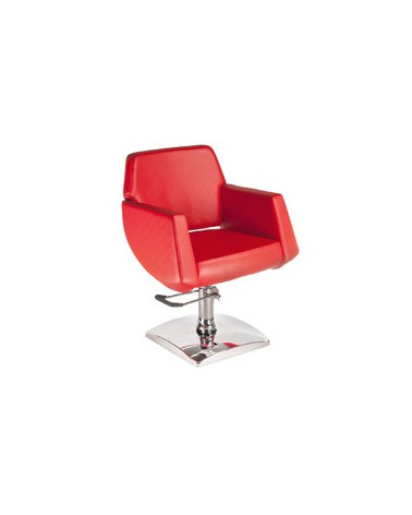 Fotel fryzjerski NICO czerwony BD-1088