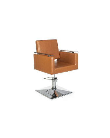 Fotel fryzjerski MILO BH-6333 jasno brązowy