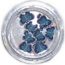 Ozdoby gumowe motylki 10szt - niebieskie