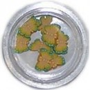 Ozdoby gumowe motylki 10szt - żółte 