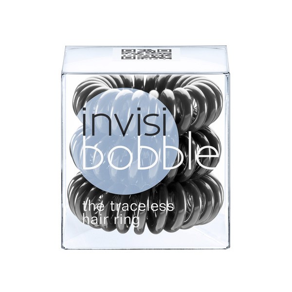 Invisibobble - innowacyjna gumka do włosów: czarna  3 szt