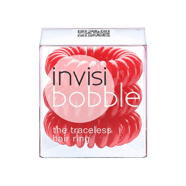 Invisibobble - innowacyjna gumka do włosów: czerwona 3 szt